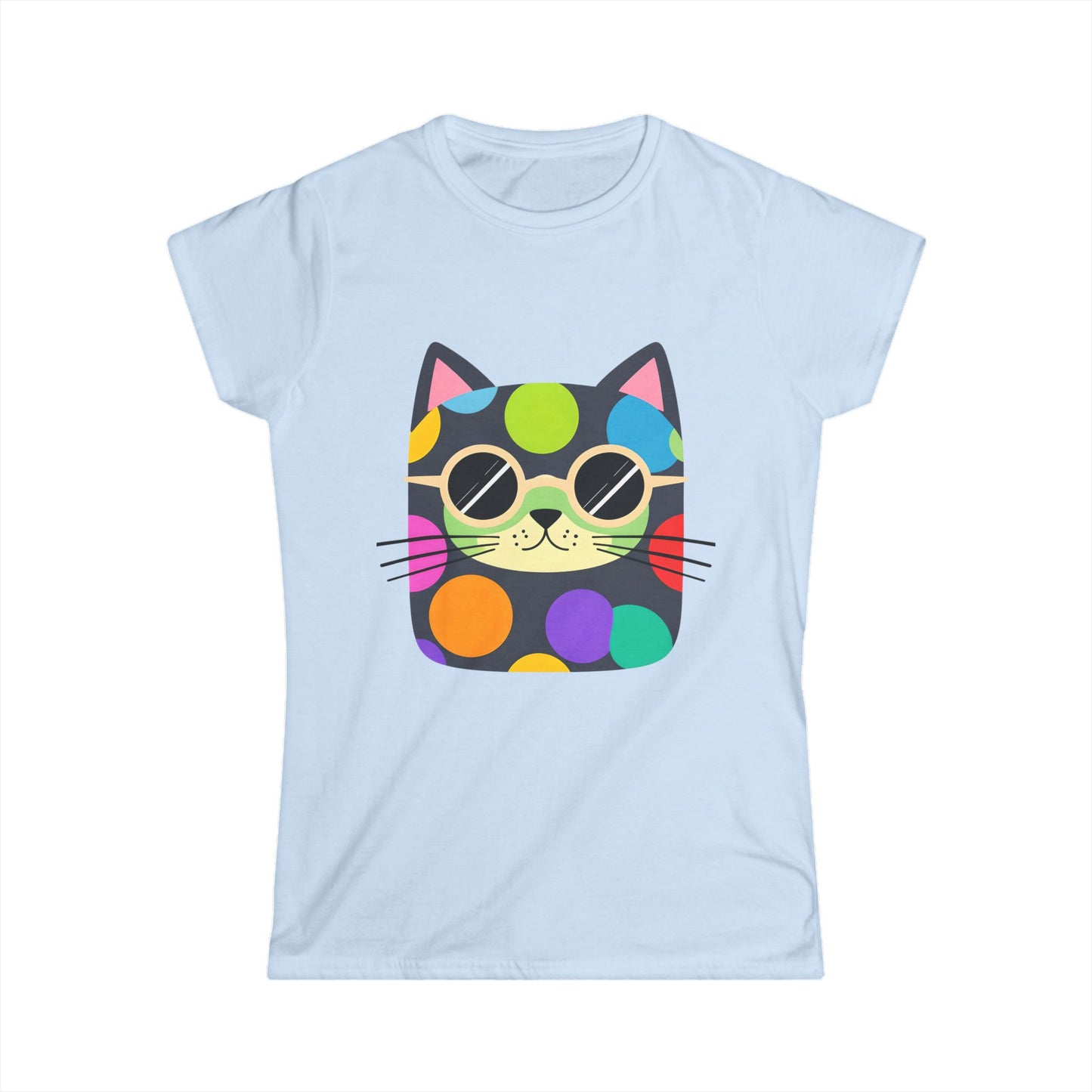 Dot Cat Women's Softstyle Tee