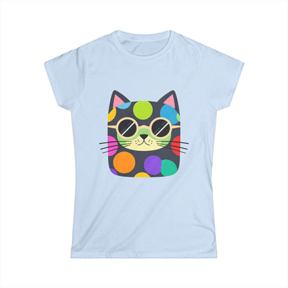 Dot Cat Women's Softstyle Tee