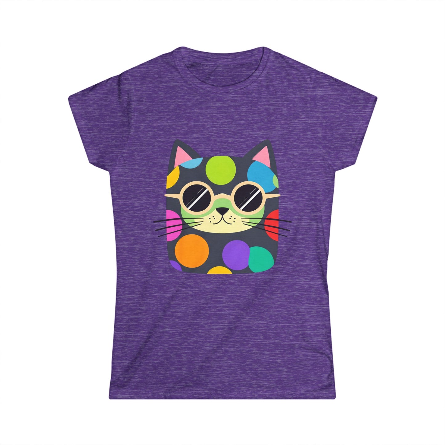 Dot Cat Women's Softstyle Tee