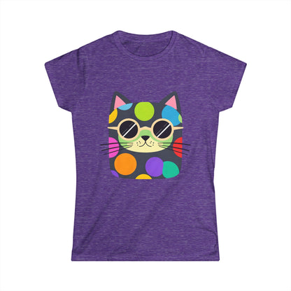 Dot Cat Women's Softstyle Tee