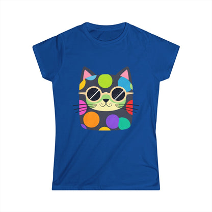 Dot Cat Women's Softstyle Tee