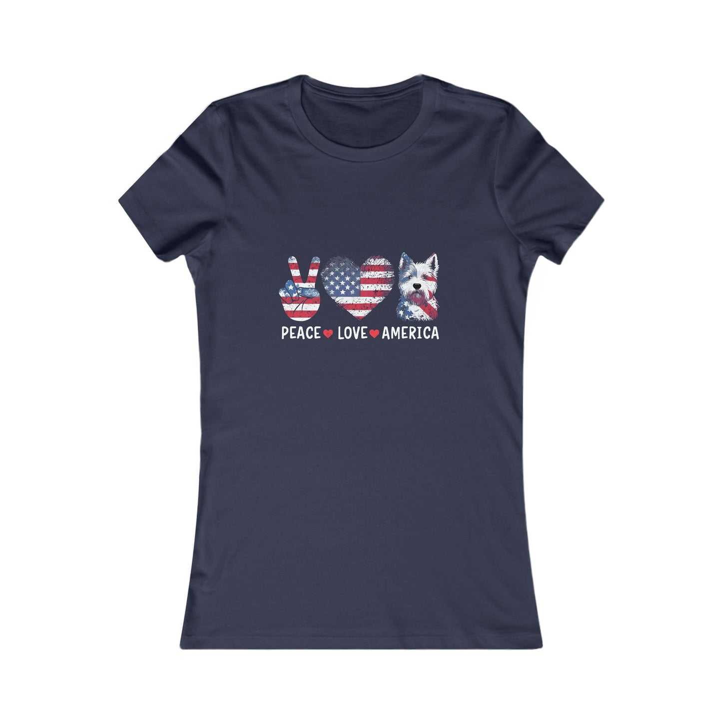 Westie Patriotic T-Shirt