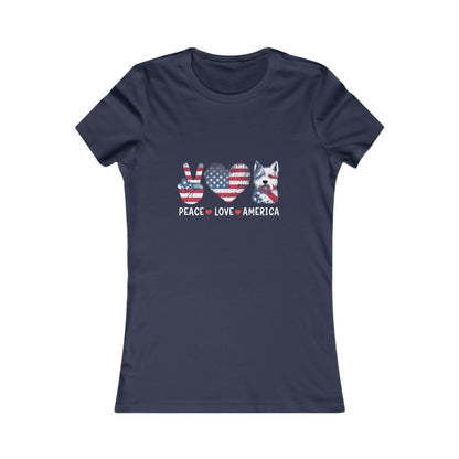 Westie Patriotic T-Shirt