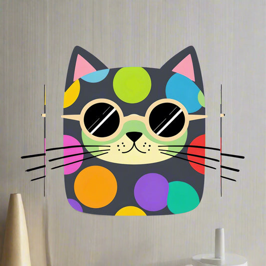 Playful Cat Art Poster