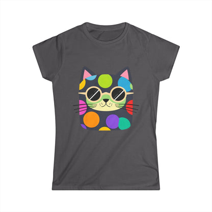 Dot Cat Women's Softstyle Tee