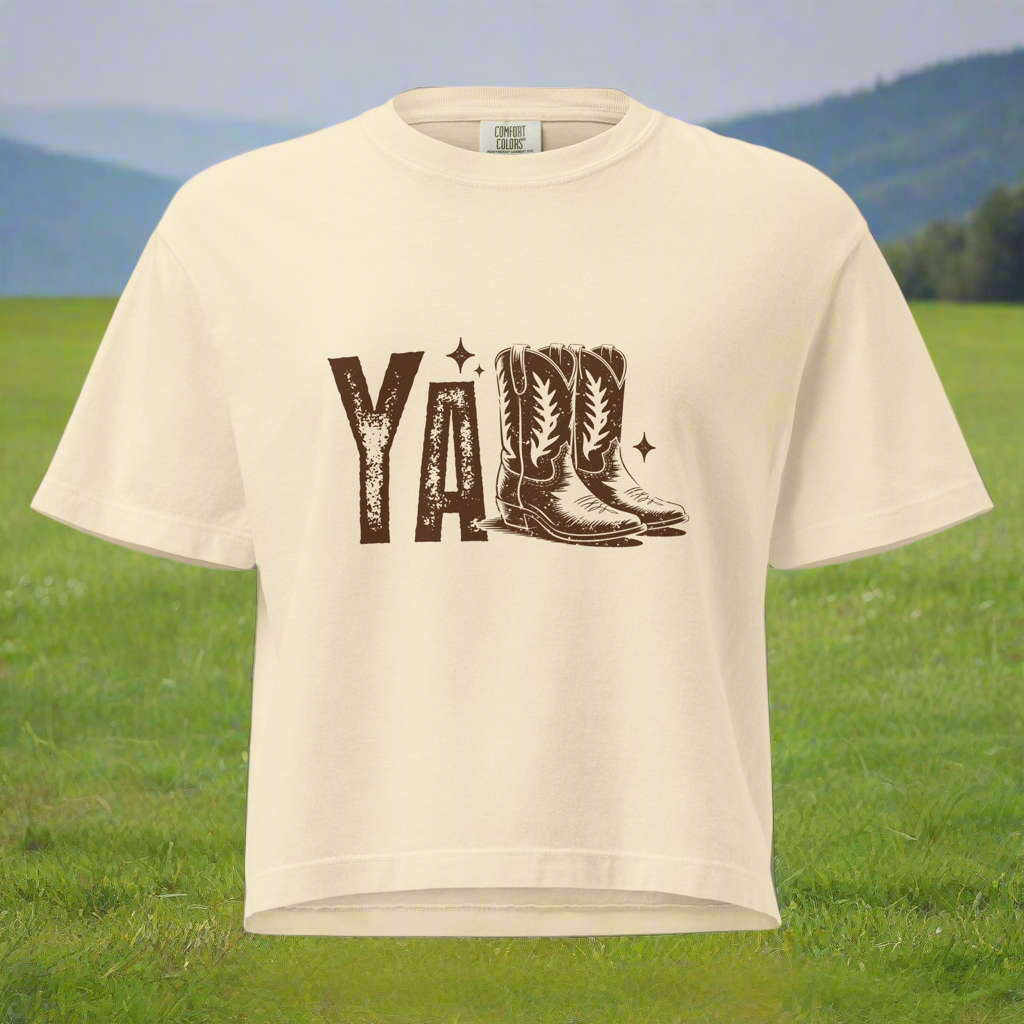 Y'all Women’s heavyweight boxy tee
