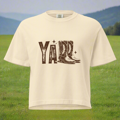 Y'all Women’s heavyweight boxy tee