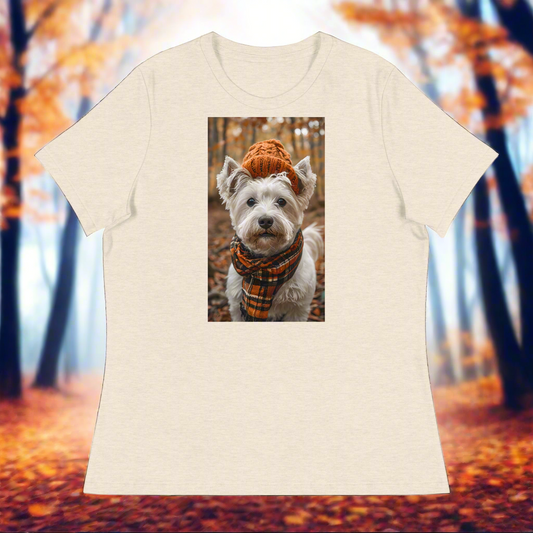 Fall Westie  t-shirt