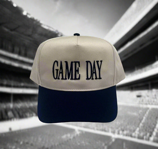Game Day Puff Embroidery hat