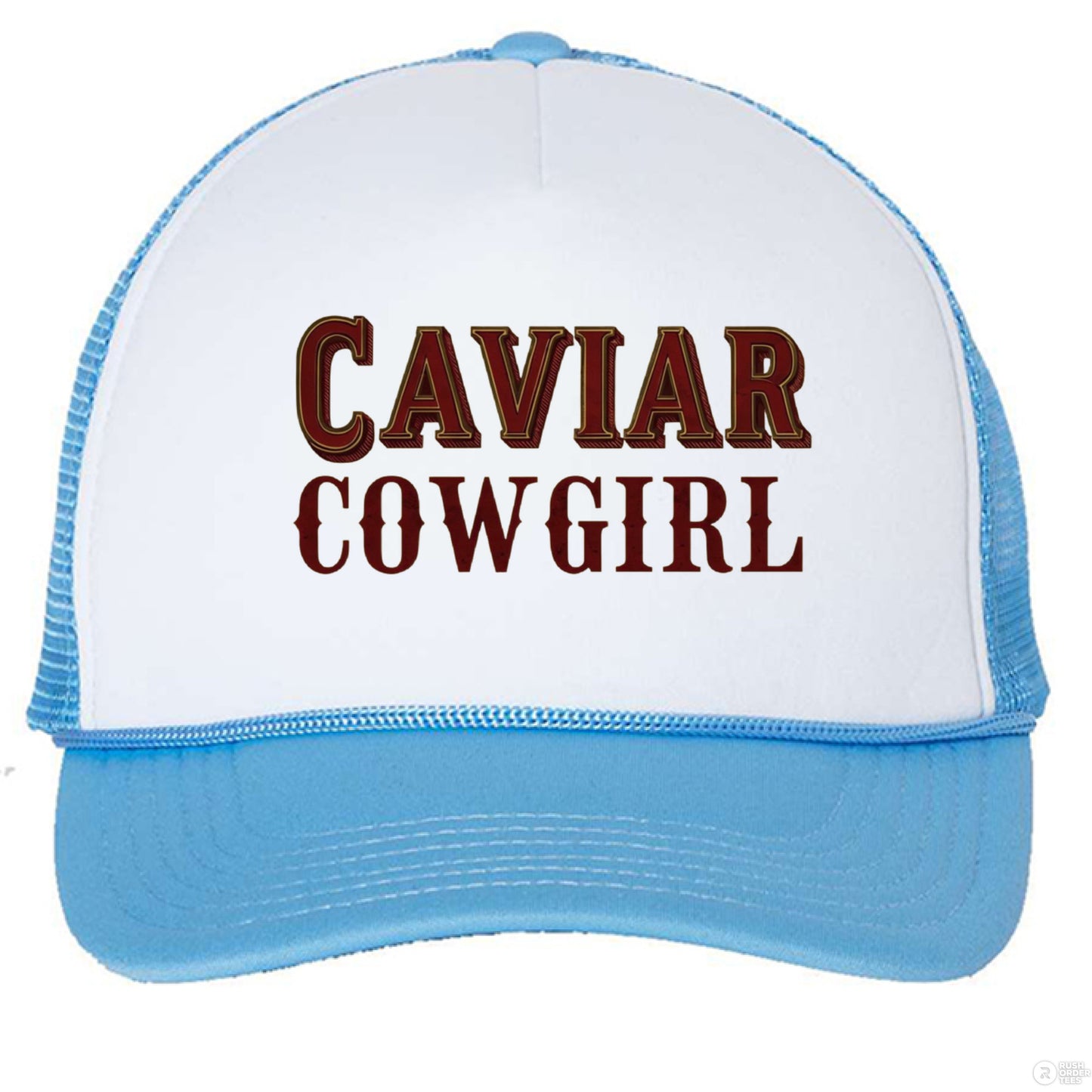 White/ Baby Blue - FRONT
